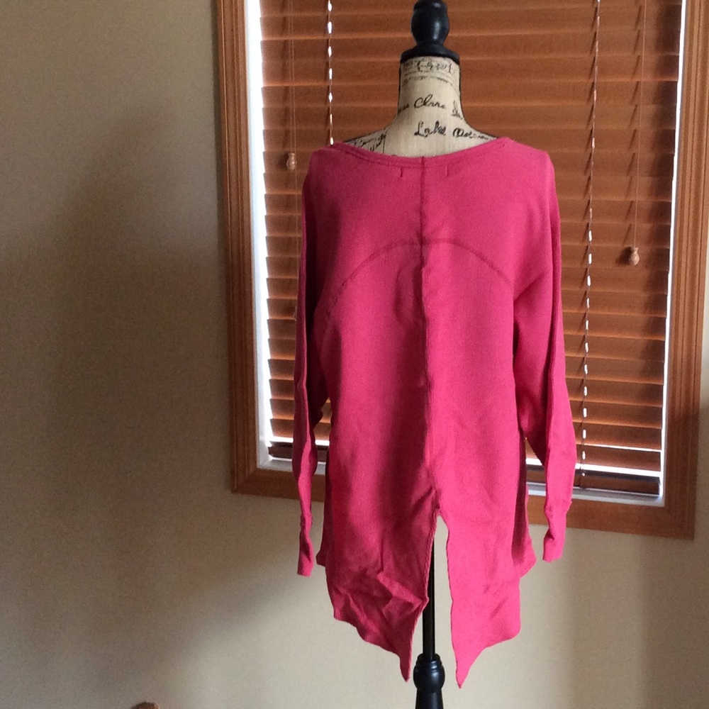NWT Free People Amelia Waffle Knit Thermal Tunic - Picture 4 of 5